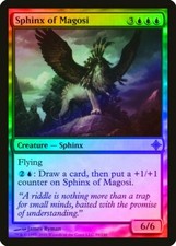 Sphinx of Magosi FOIL Rise of the Eldrazi HEAVILY PLD Blue Rare CARD ABUGames