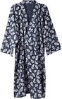 Cotton Yukata Kimono Robe Waffle Japanese Bathrobe Pajamas Lightweight Sleepwear