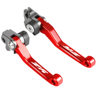 YZ Logo Motorcycle Dirtbike Pivot Brake Clutch Levers For YAMAHA YZ250F Controls Foto 1 de 4