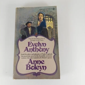 Anne Boleyn Evelyn Anthony 1st Printing Signet Paperback 1974 - Picture 1 of 13