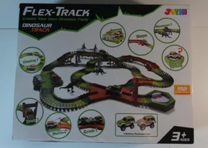 Joyin Flex-Track Dinosaur Track 192 Pieces Inc 2 Battery Powered Cars - Picture 1 of 8