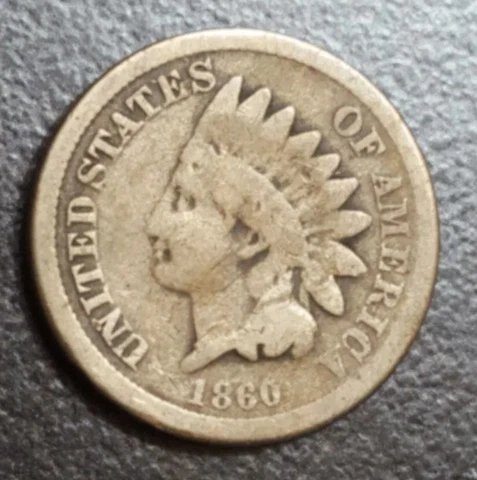 1860 INDIAN HEAD CENT FINE GOOD DETAILS NICE PRICED TO SELL Cover