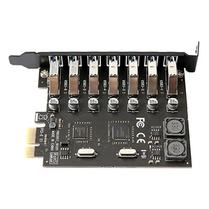 7 Ports PCI-E to USB 3.0 HUB PCI Express Expansion Adapter 5Gbps 5Gbps Card - Photo 1/11