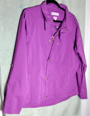 Chaqueta para mujer Peter Millar Water Element 4 rosa oscuro talla L bolsillos a cuadros de golf Foto 1 de 4
