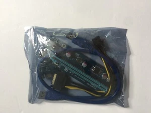 Pci-e 1x 1 to 4 usb 3.0 extender riser - Picture 1 of 2