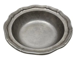 BON CHEF QUEEN ANNE PEWTER CAST ALUMINUM MEDIUM SERVING BOWL 12 X 4 - Picture 1 of 4