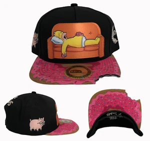 Snapback The Simpsons Baseball Cap Funny Homer Simpson Hat Munchies Caps NEW - Picture 1 of 7