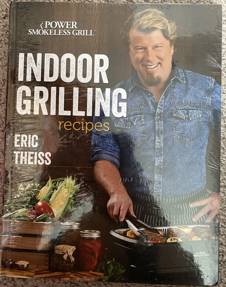 Indoor Grilling Recipes Power Smokeless Grill 2018 Eric Theiss 223pg HC Like
