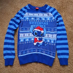 DISNEY STITCH CHRISTMAS SWEATER, CHILD SIZE XS  - Picture 1 of 3