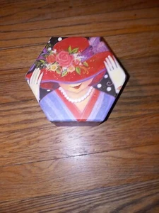 Bob's Boxes Paper Primitive Romance Heart Stacking Nesting Storage Trinket Bins - Picture 1 of 4