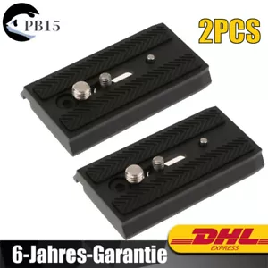 Stativ Schiebe Schnellwechselplatte für Manfrotto 501HDV 502HDV 701HDV Kamera - Bild 1 von 11