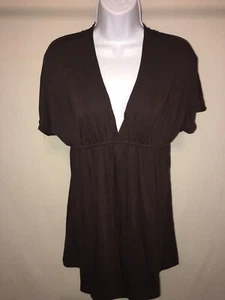 Damen Junior Biaggi braun Kleid Shirt Größe Large 11/13 - Bild 1 von 2