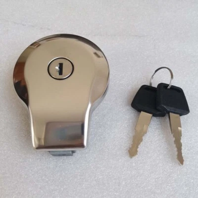 Juego de llaves de tapa de tanque de combustible para Yamaha Virago XVS125 XVS250 XV400 XV535 XV1100 Foto 1 de 2