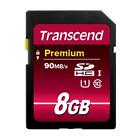 Transcend 8GB SDHC Class 10 UHS-I 400X Premium Memory Card #TS8GSDU1