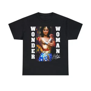 Wonder Woman Lynda Carter from the 70s tv show Unisex Heavy Cotton Tee - Picture 1 of 29
