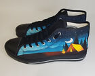 Camping Vibes High Top Canvas Shoes - Never Worn Mens Size 10