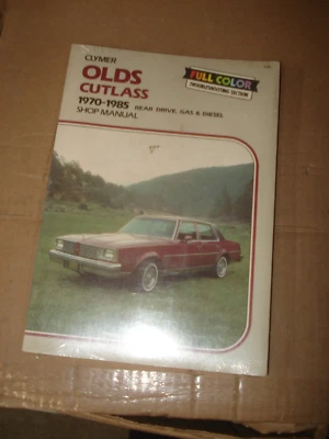 1970-1985 OLDSMOBILE CUTLASS SHOP MANUAL SERVICE BOOK REPAIR 442 SUPREME - Image 1 of 2