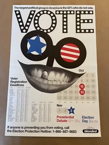 Frank Ocean 2020 Election Vote Poster (Condition: M-/VG+) - Picture 1 of 1