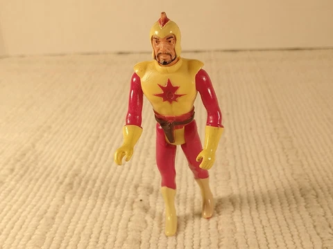 Vintage 1979 Flash Gordon Loose Action Figure Captain Arak Rare 4” Cover