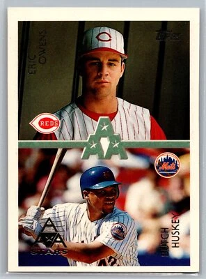 Eric Owens/Butch Huskey 1996 Topps AAA Stars BASEBALL #104 Reds/Mets - Image 1 of 2