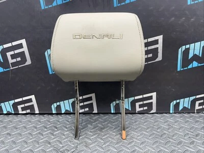 OEM 2017-2020 GMC ACADIA DENALI FRONT PASSENGER SEAT HEADREST BEIGE - Image 1 of 4