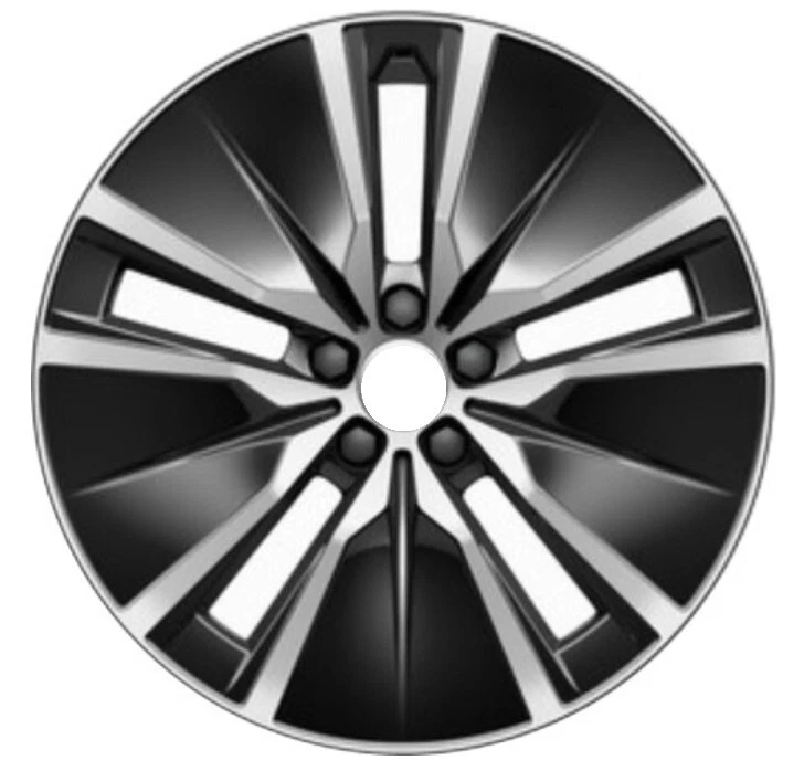 19" Machined and Black Aluminum Alloy Wheel Rim for 2019-2023 Volvo XC90 - Image 1 of 1