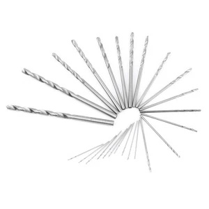 Mini Drill Chuck Tool Set with 25 HSS Bits for Woodworking 0.3 to 3.6mm - Picture 1 of 12