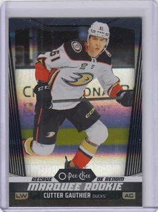 CORTADOR GAUTHIER - 24/25 O-PEE-CHEE CARPA NOVATO ARCO IRIS NEGRO #098/100 - Imagen 1 de 1