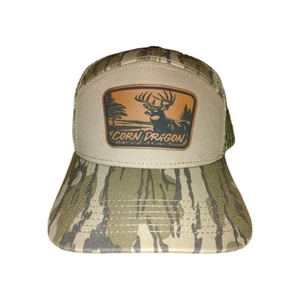 Mossy oak bottomland camo hat, White Tail Deer, Hunting, Lost Hat Co. 7 Panel. - Picture 1 of 4