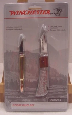 JUEGO DE CUCHILLOS WINCHESTER OUTDOOR 2 PIEZAS #4660615 SELLADO DE FÁBRICA Foto 1 de 2