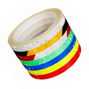 7 pegatinas reflectantes para ruedas impermeables accesorios cinta adhesiva de seguridad para - Imagen 1 de 12