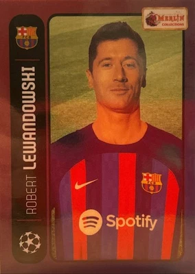 Robert Lewandowski / FC Barcelona / Topps Merlin / Fußball Karte - Bild 1 von 2