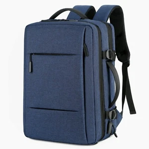 Men Women Backpack Travel Rucksack School Laptop Bag Large Capacity Bag Blue - Picture 1 of 20
