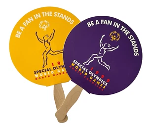 1999 Special Olympics World Games 2 hand-held fan North Carolina - Picture 1 of 6