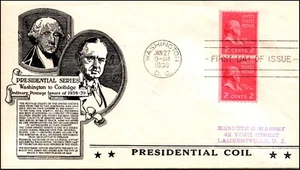 Scott 850 2 Cents Adams Anderson FDC Typed Address Planty 850-50A - Picture 1 of 2