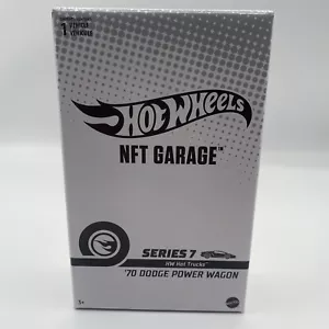 Hot Wheels NFTGarage Series 7 '70 Dodge Power Wagon Factory Sealed - Picture 1 of 7