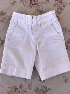 Faded Glory Youth Girls Bermuda Shorts Casual Schoolwear White Sz 5 100% Cotto - Picture 1 of 2