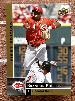 Upper Deck 2009 primera edición Brandon Phillips #79 Foto 1 de 2