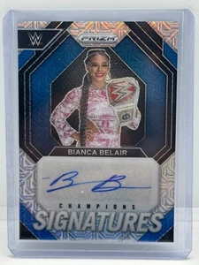 Bianca Belair Mojo /25 Champion Signatures Auto 2024 Panini Prizm WWE CS-BBL - Bild 1 von 2