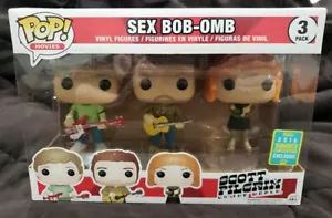 🔥Funko POP! Movies Sex Bob-Omb 3 Pack Scott Pilgrim Stephen Stills Kim Pine🔥 - Picture 1 of 9