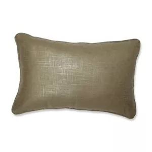 Indoor Alchemy Linen Copper Rectangular Throw Pillow Gold Lumbar Pillow - Picture 1 of 7