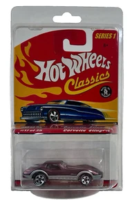 Hot Wheels Classics Series 1 - 17/25 Corvette Stingray Purple - Picture 1 of 4
