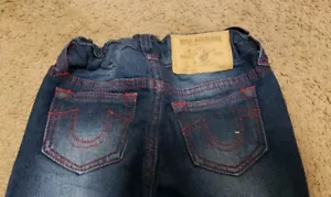 True Religion Boys Pants, Red Stitching, Size 4 - Picture 1 of 5