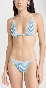 Nuevo con etiquetas Auténtico Conjunto de Bikini Triángulo MISSONI Mare 2 Piezas Talla 44 - Imagen 1 de 10