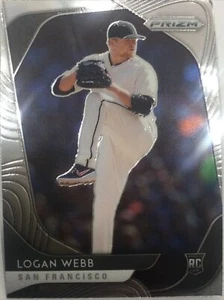 Logan Webb 2020 Panini Prizm #168 Rookie San Francisco Giants Baseball Card RC - Picture 1 of 12