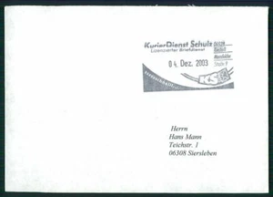 BRD PRIVATPOST 2003 RIESTEDT KURIERDIENST SCHULZ SIERSLEBEN ey22 - Bild 1 von 2