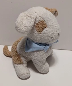 Bunnies By The Bay Little Skipit White Tan 7" Plush Stuffed Dog Blue Bandana B3 - Picture 1 of 6