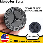 Gloss Black Front Hood Emblem Flat Laurel Wreath Badge Mercedes Benz A2048170616 Mercedes-Benz slk-class