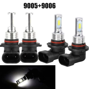 4x 9006 HB4 9005 LED Fog Spotlight Bulbs Lamp 80W 1500LM 6000K VS Halogen - Picture 1 of 8