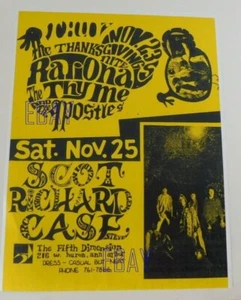 The Rationals / The Talismen / Scot Richard Case repro handbills/ color prints! - Picture 1 of 3